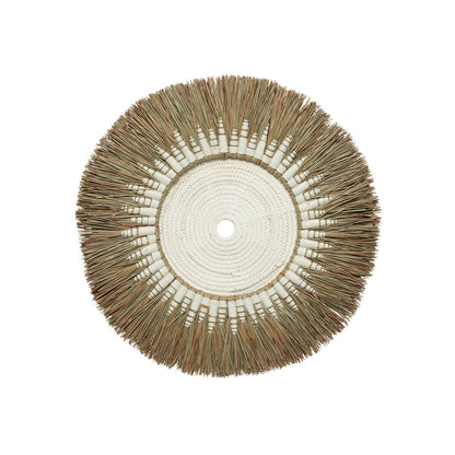 Raffia Macramé Wall Decor - Natural White