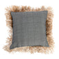 The Cotton Bonita Cushion Cover - Natural Black - 60x60