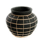 The Belly Vase - Black Natural - L