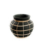 The Belly Vase - Black Natural - S