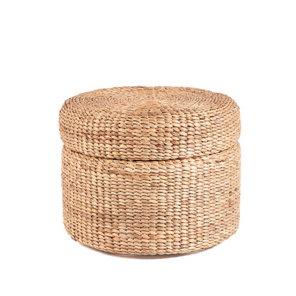 The Circle Storage Ottoman - Natural