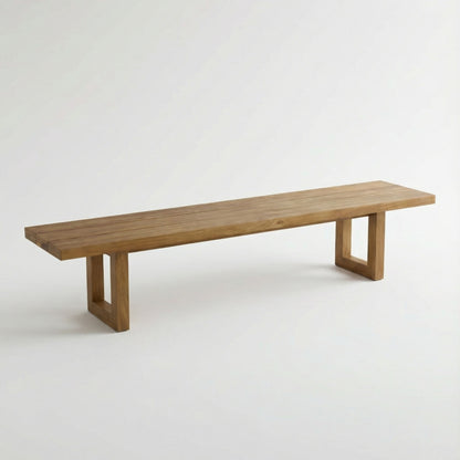 Bench With Square Foot - Natural - 220