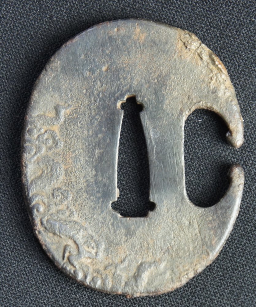 Katana dragon Tsuba 1800