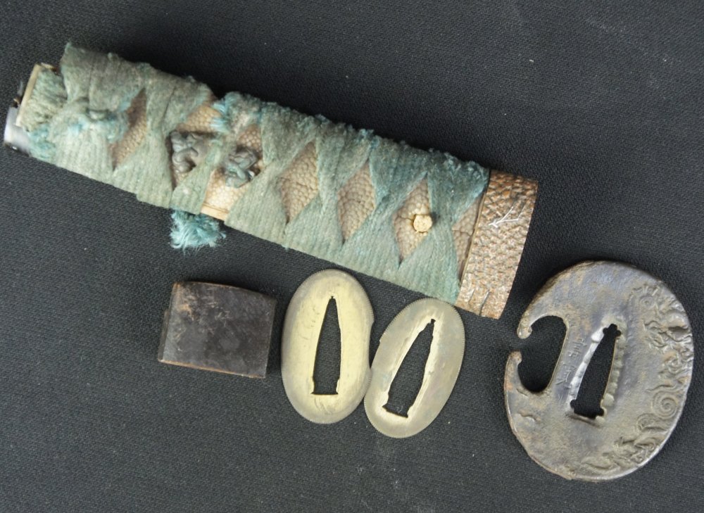 Katana dragon Tsuba 1800