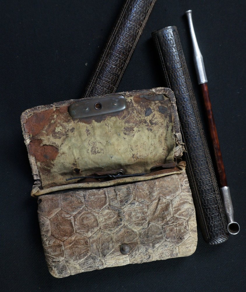 Silver Kiseru pipe Edo 1800
