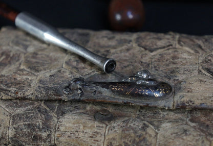 Silver Kiseru pipe Edo 1800