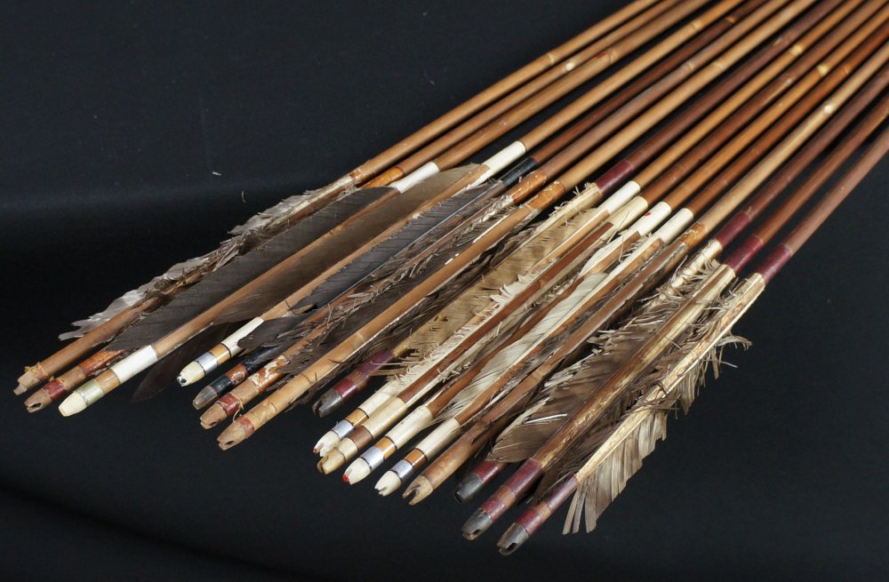 Antique Ya bamboo arrows 1900
