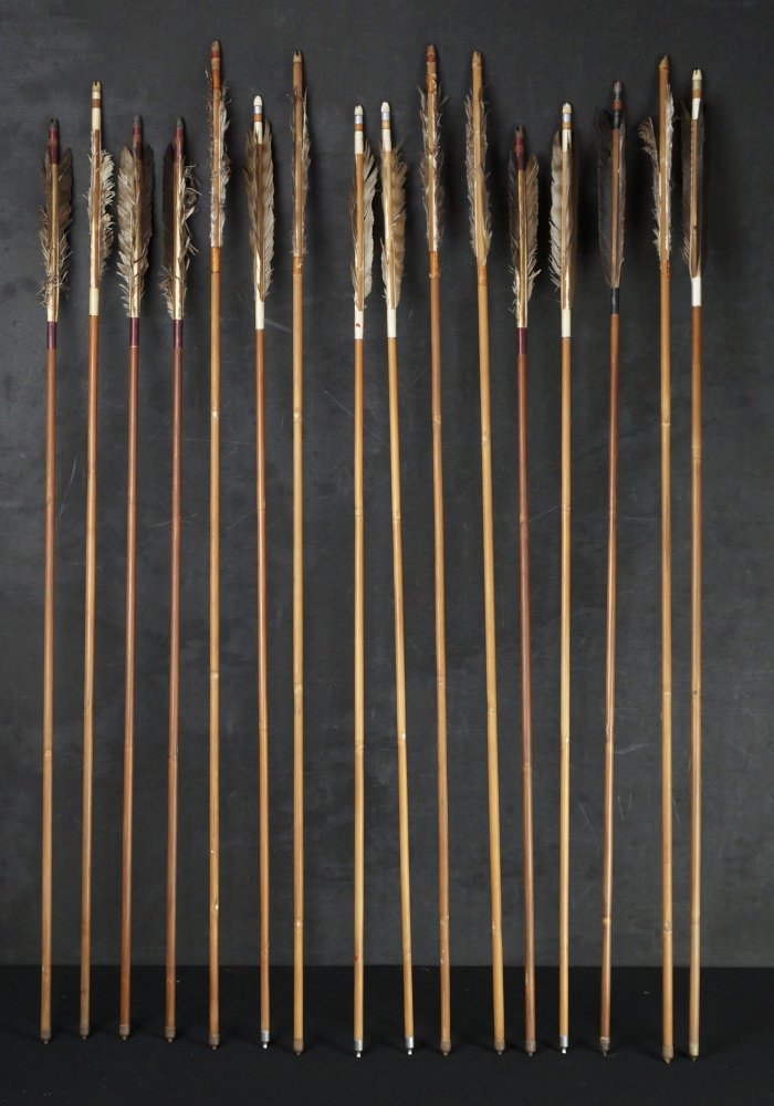 Antique Ya bamboo arrows 1900
