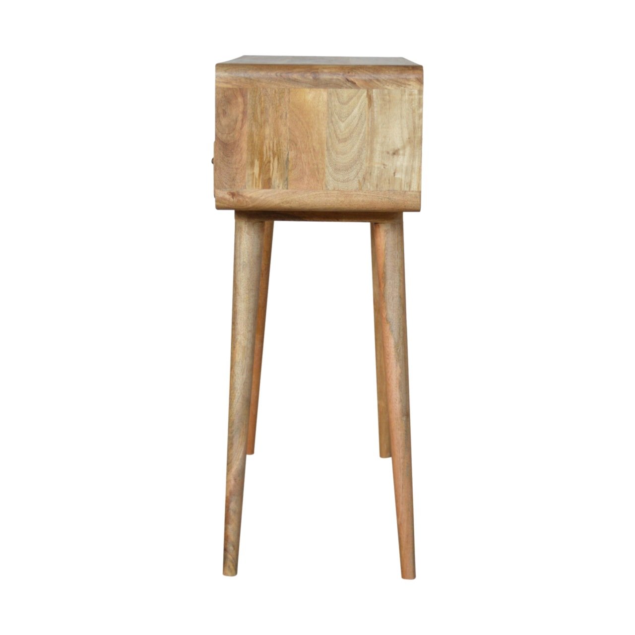 Mesa Console Curva em Carvalho