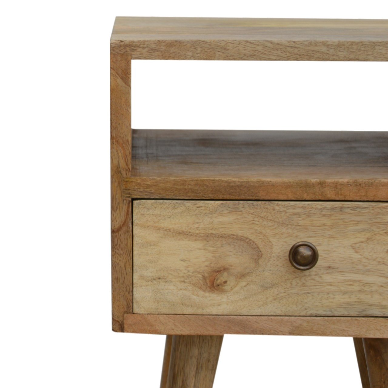 Table de Chevet Mini Effet Chêne