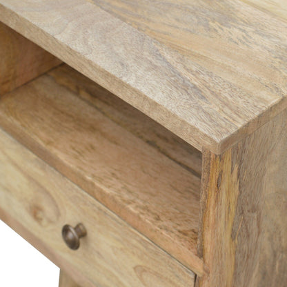 Table de Chevet Mini Effet Chêne