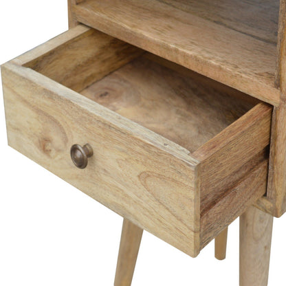 Table de Chevet Mini Effet Chêne
