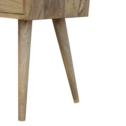 Table de Chevet Mini Effet Chêne