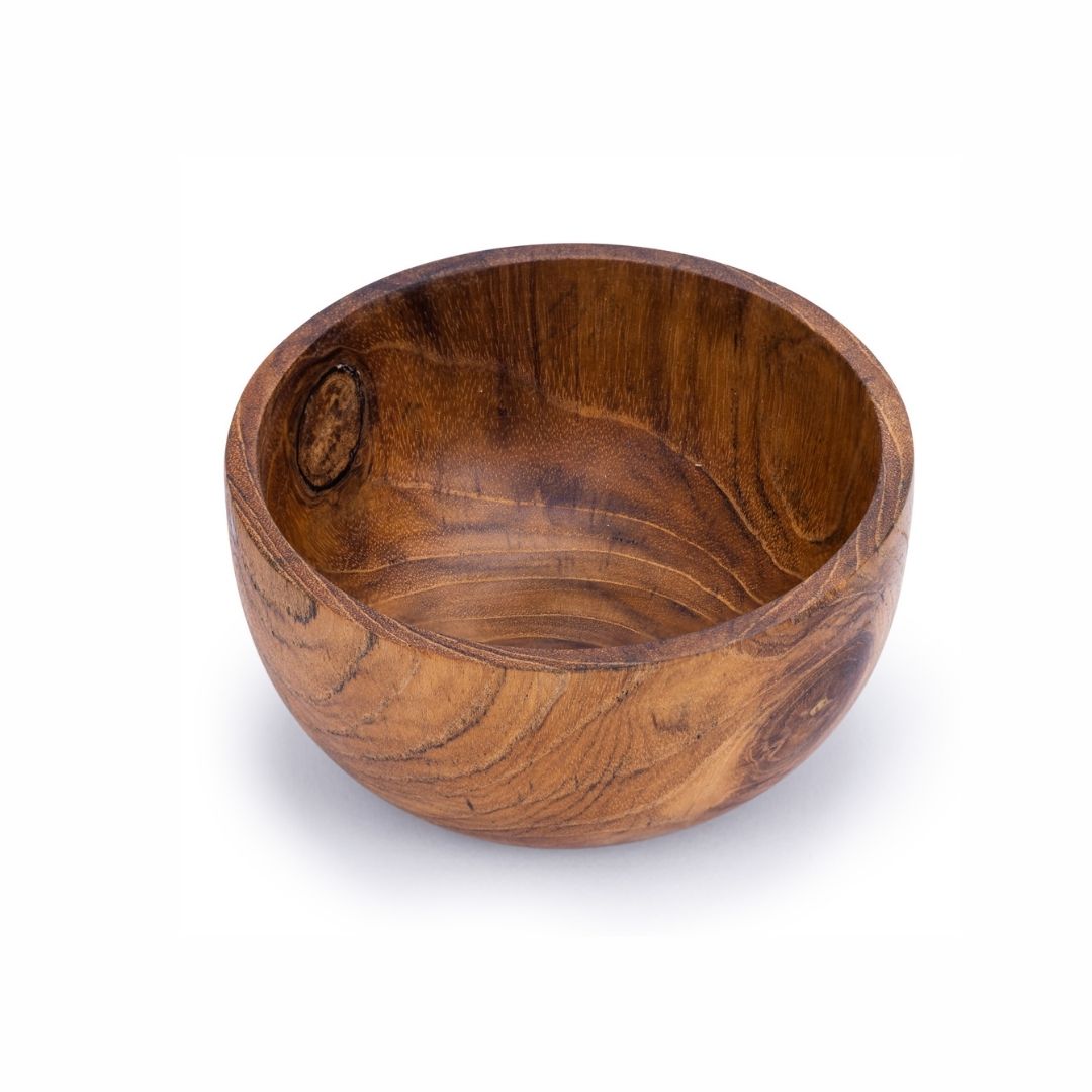 Upcycled Handmade Small Wooden Bowl (2 patterns)-1